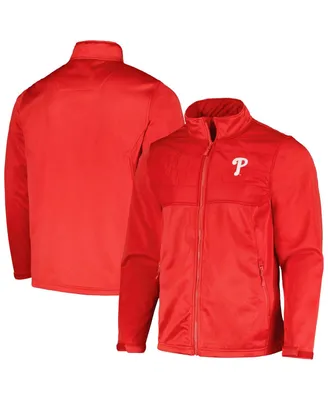 Men's Dunbrooke Heather Red Philadelphia Phillies Explorer Full-Zip Jacket