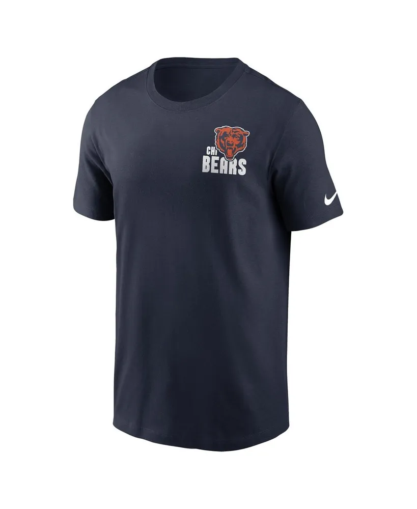 Men's Nike Navy Chicago Bears Blitz Essential T-shirt