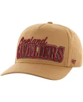 Men's '47 Brand Tan Cleveland Cavaliers Barnes Hitch Adjustable Hat