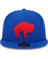 Men's New Era Royal Buffalo Bills Throwback Main 59FIFTY Fitted Hat