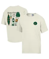 Men's Comfortwash Cream Michigan State Spartans Camping Trip T-shirt