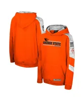 Big Boys Colosseum Orange Oregon State Beavers Oht Military-Inspired Appreciation Cyclone Digital Camo Pullover Hoodie