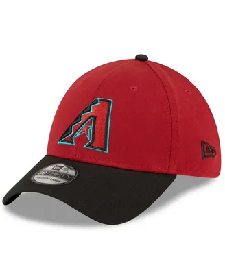 Men's New Era Red, Black Arizona Diamondbacks Team Classic 39THIRTY Flex Hat