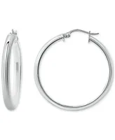 Giani Bernini Polished Small Hoop Earrings in Sterling Silver, 20mm, Created for Macy's