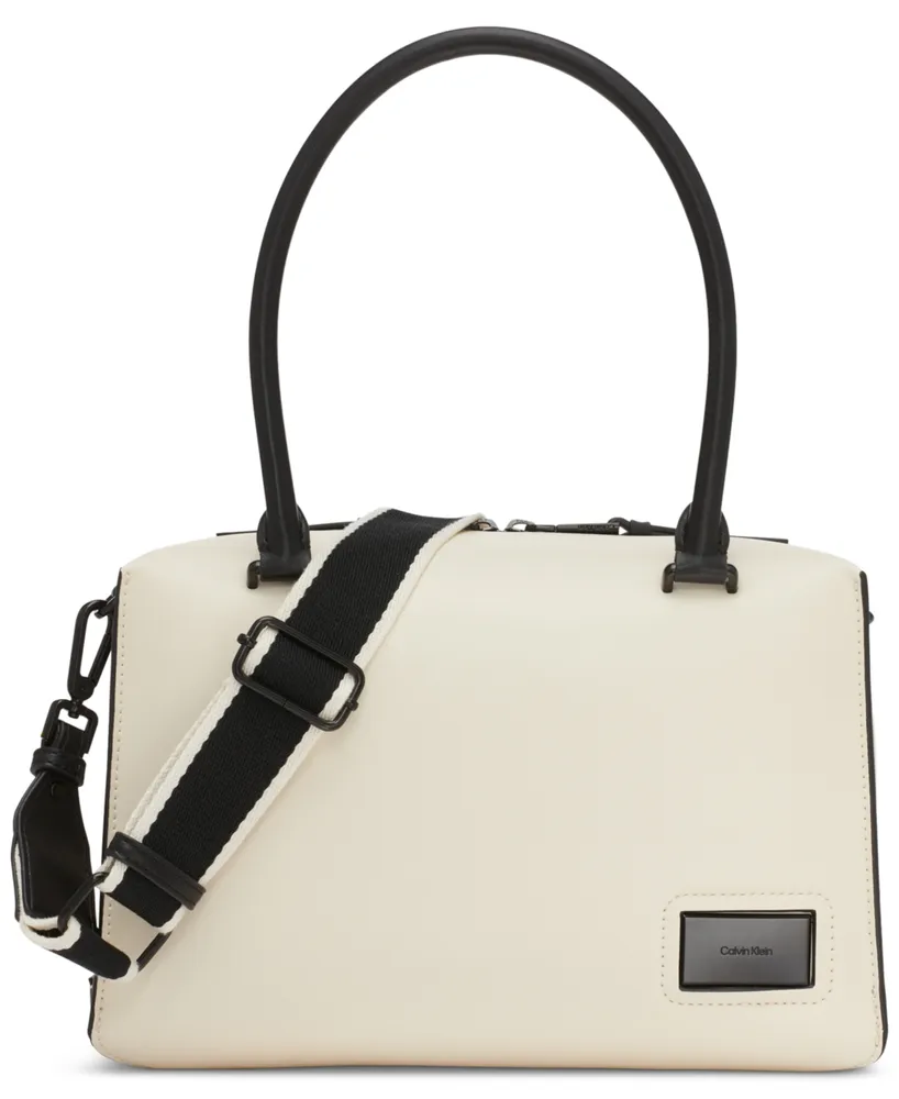 Calvin Klein Beecher Top Zipper Convertible Satchel