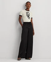 Lauren Ralph Lauren Women's Wide-Leg Satin Pants