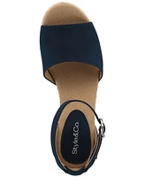Style & Co Women's Seleeney Wedge Sandals, Created for Macy's