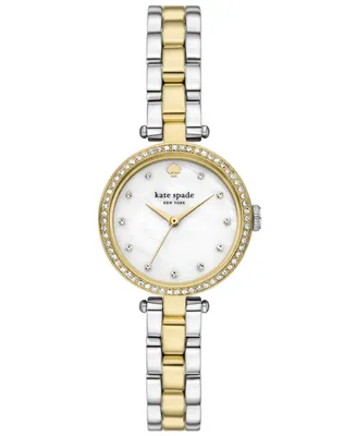 kate spade new york Women's Holland Three Hand Two-Tone Stainless Steel Watch 28mm - Two