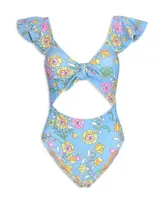 Jessie Zhao New York Ocean Flower One-Piece Swimsuit