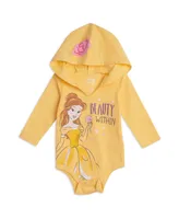 Disney Princess Ariel Cinderella Belle Baby Girls Cuddly Bodysuits Infant