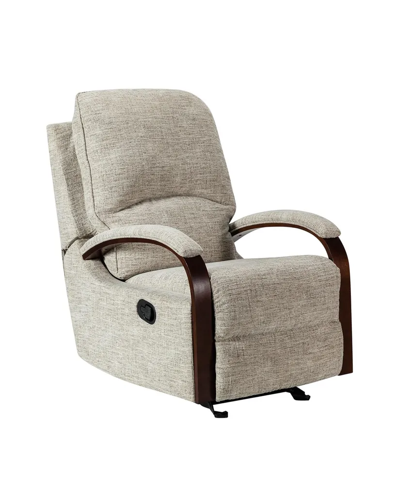 Hulala Home Mestas Modern Rocking Manual Recliner