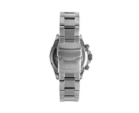 Peugeot Men's 46mm Multi-Function Stainless Steel Bracelet Watch