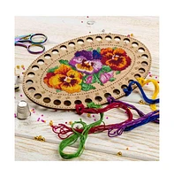 Blank for embroidery with thread on wood Kit Flhw-015 - Assorted Pre