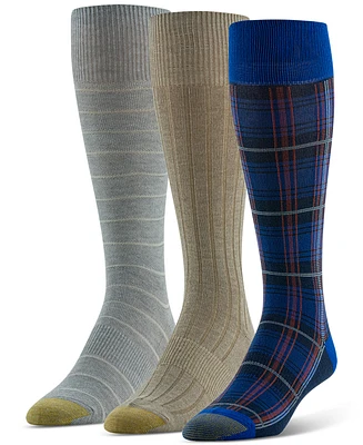 Gold Toe Men's Multi-Pattern Socks - 3 pk.
