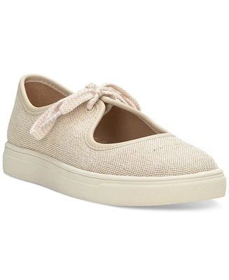 Lucky Brand Women's Lisia Cutout Tie Fabric Sneakers