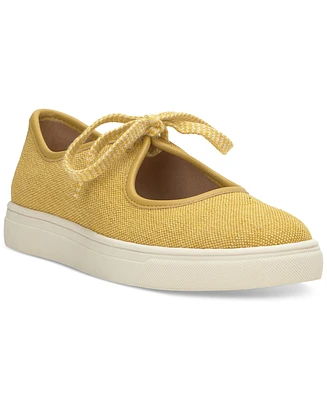 Lucky Brand Women's Lisia Cutout Tie Fabric Sneakers