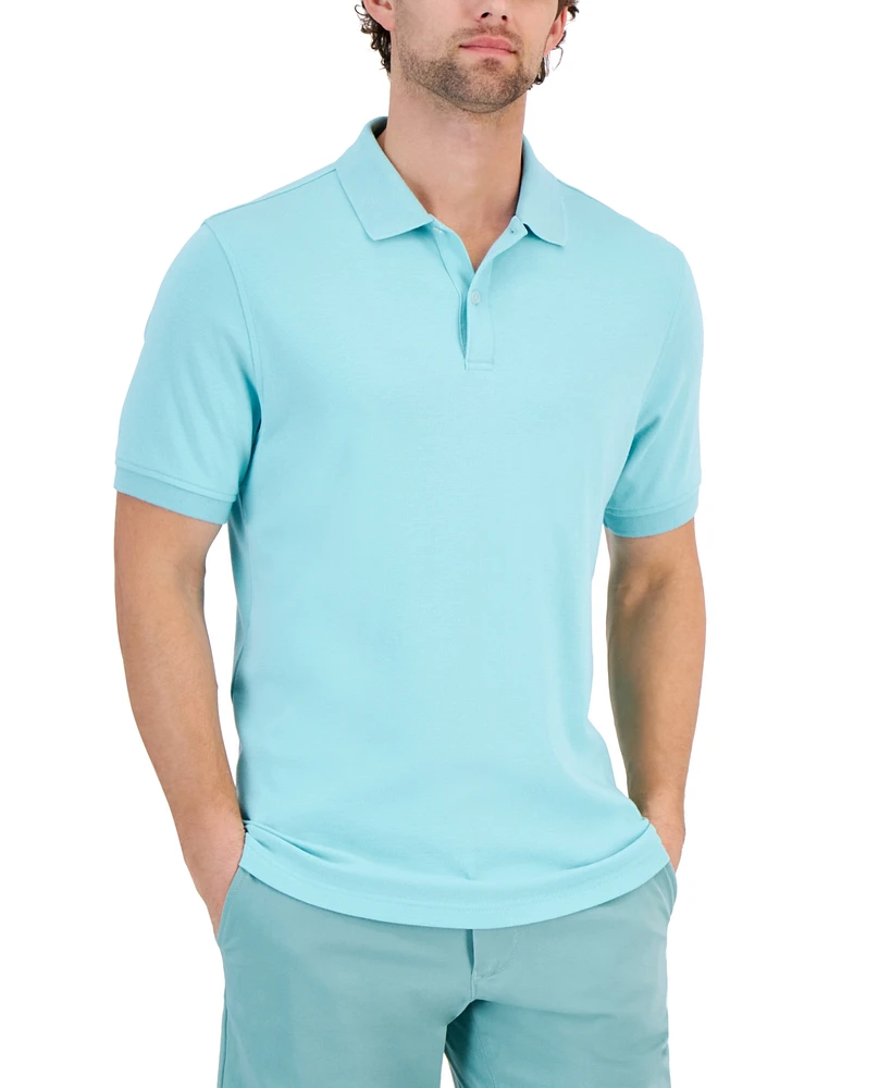 Club Room Men's Soft Touch Interlock Polo