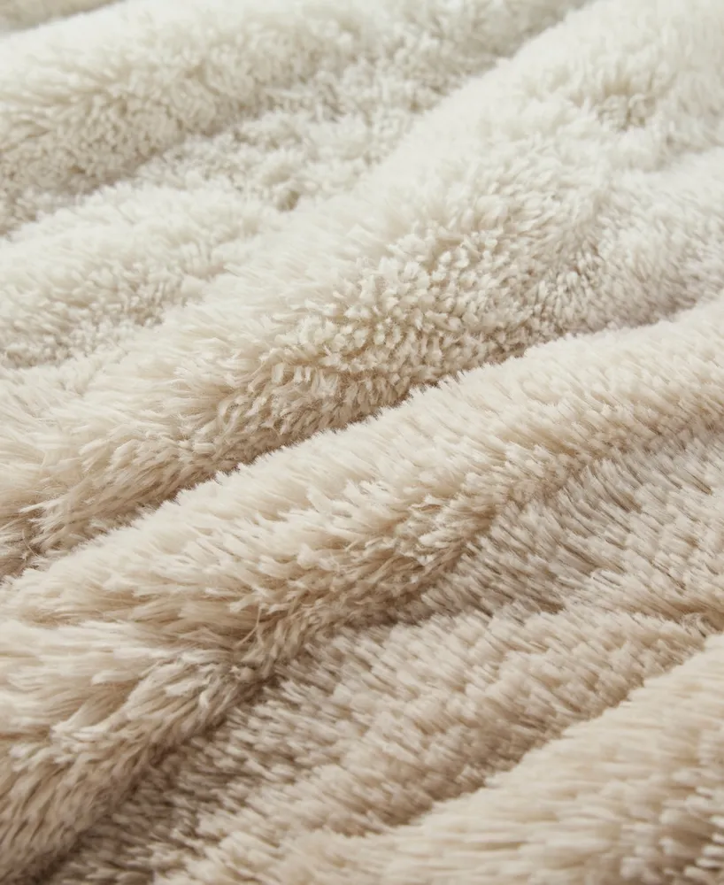 Intelligent Design Brielle Ombre Shaggy Faux Fur 3-Pc. Comforter Set, King/California King