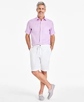 Club Room Men's 100% Linen Drawstring Shorts, Created for Macy's