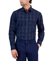 Alfani Men's Yarn-Dyed Plaid Shirt, Created for Macy's