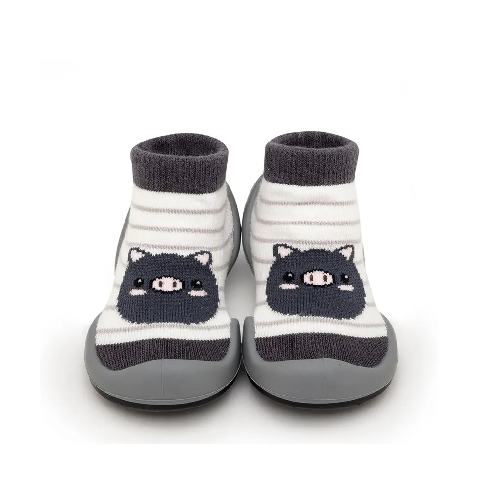 Komuello's Baby Boy First Walk Sock Shoes This Little Piggy