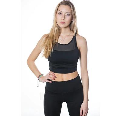 Mesh Sports Bra Top