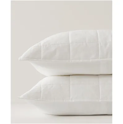 Pact Cotton Quilted Sham 2-Pack - Standard