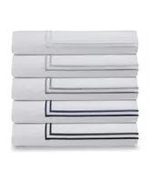 100% Cotton Percale 3pc Duvet Set with Satin Stitching