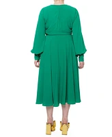 Meghan Los Angeles Women's LilyPad Midi Dress