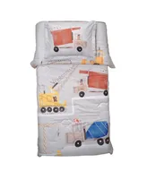 Bedtime Originals Construction Zone Twin Quilt & Pillow Sham Set