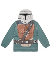 Starwars Star Wars Darth Vader Boba Fett The Mandalorian Fleece Pullover Hoodie and Pants Outfit Set Toddler| Child Boys