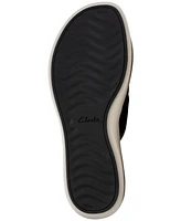 Clarks Women's Drift Buckle Slip-On Slide Wedge Sandals