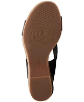 Clarks Giselle Style Wedge Heel Platform Sandals