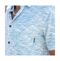 Baja Llama Men's Roll Tides - Light Blue 7-seas Button Up Shirt