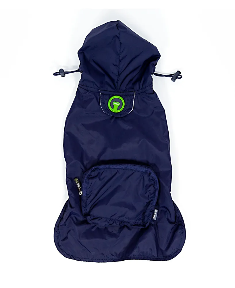 Fabdog Navy Packaway Raincoat