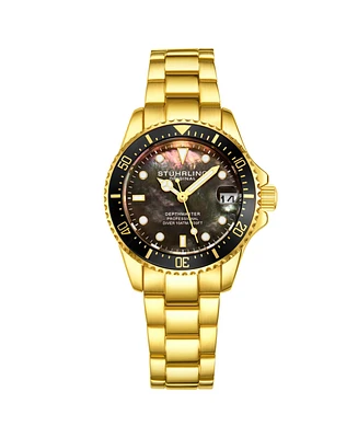 Stuhrling Women's Diver Depth master 3950L Quartz 32mm Fashion Watch