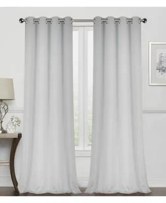 Kate Aurora 100% Thermal Room Darkening Bath & Kitchen Window Curtains