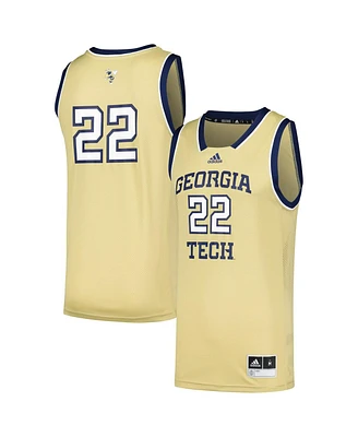 Adidas Men's #22 Georgia Tech Jackets Swingman Jersey