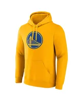 Men's Fanatics Gold Golden State Warriors Primary Logo Pullover Hoodie