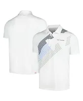 Men's Puma White The Players Volition Jet Polo Shirt