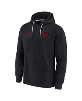 Men's and Women's Fanatics Signature Black Atlanta United Fc Super Soft Fleece Pullover Hoodie