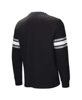 Men's Black Las Vegas Raiders Hands Off Long Sleeve Adaptive T-shirt