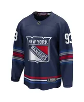 Men's Fanatics Mika Zibanejad Navy New York Rangers Alternate Premier Breakaway Player Jersey