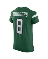 Men's Nike Aaron Rodgers Gotham Green New York Jets Alternate Vapor F.u.s.e. Elite Jersey