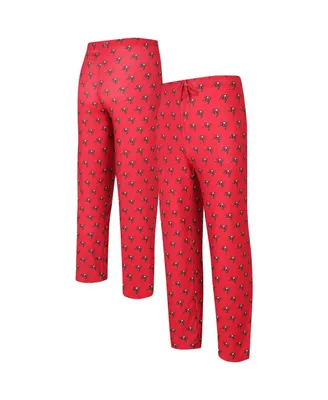 Men's Concepts Sport Red Tampa Bay Buccaneers Gauge Allover Print Knit Pants