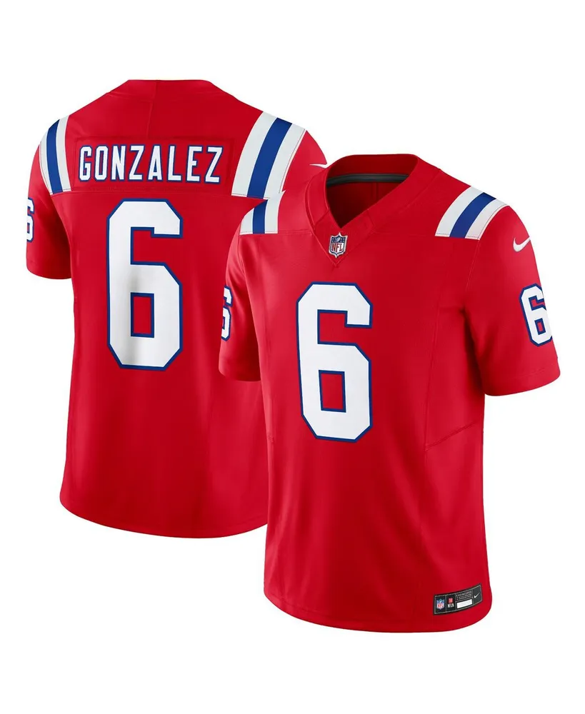 Men's Nike Christian Gonzalez Red New England Patriots Vapor F.u.s.e. Limited Jersey