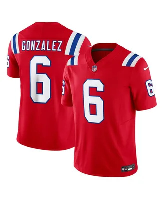 Men's Nike Christian Gonzalez Red New England Patriots Vapor F.u.s.e. Limited Jersey