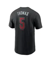 Men's Nike Alek Thomas Black Arizona Diamondbacks 2024 Fuse Name and Number T-shirt