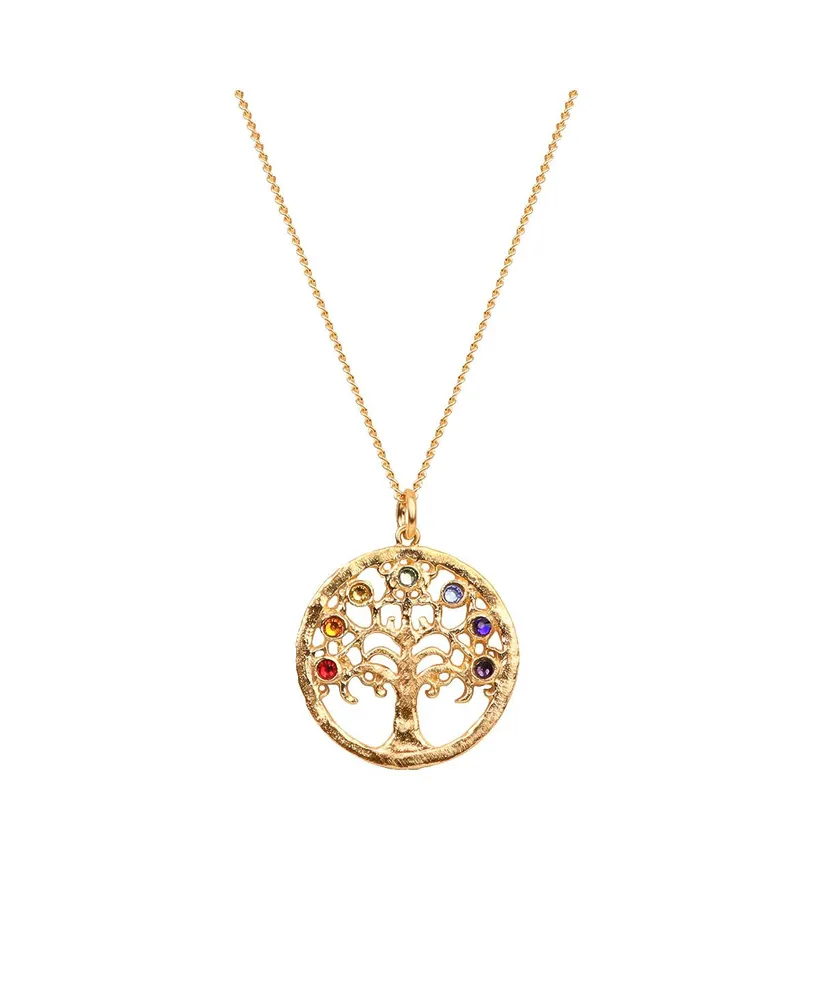 Mindful Alignment - Chakra Tree Of Life Charm Necklace