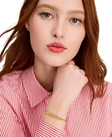 Kate Spade New York Gold-Tone Heart Charm Link Bracelet